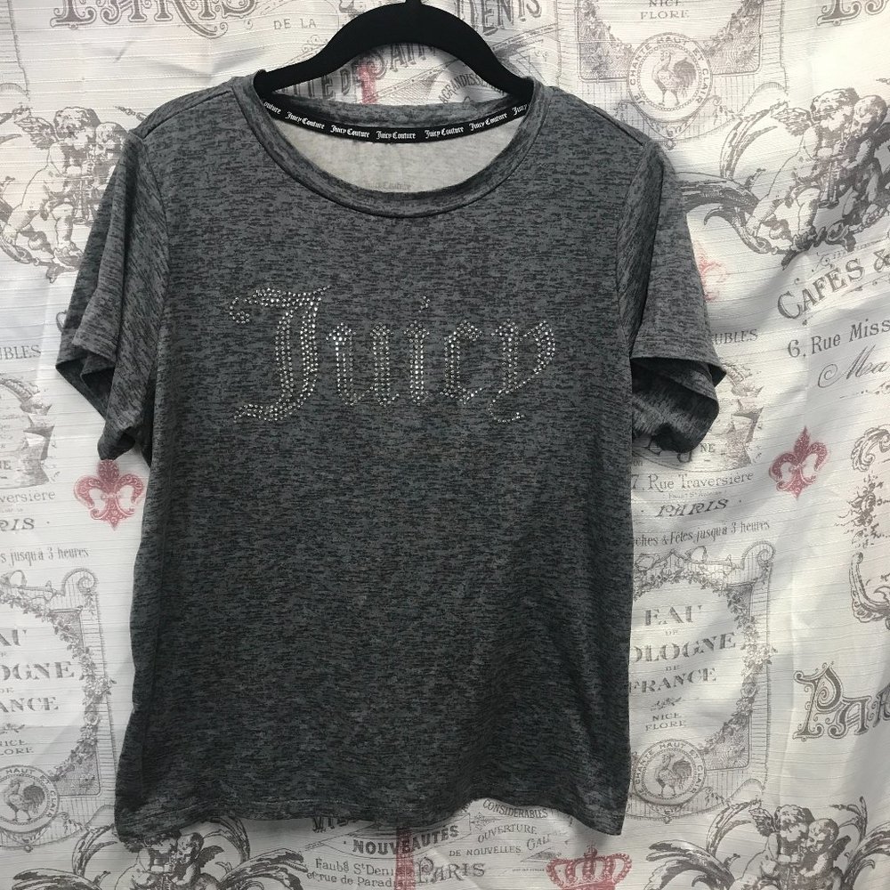 Juicy Couture light weight short sleeve rhinestone tee